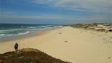 Wandern am Strand