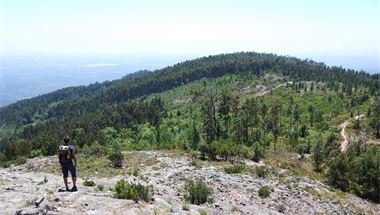 Blick von Monchique auf die Algarveküste