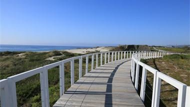 Holzsteg bei Viana do Castelo